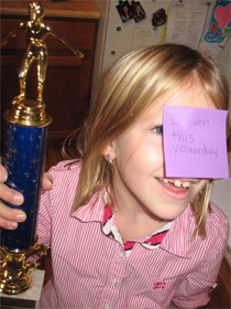 Katharine Berkoff trophy kid