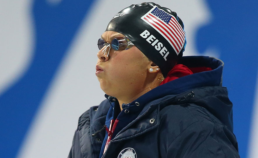 Elizabeth Beisel Before Race