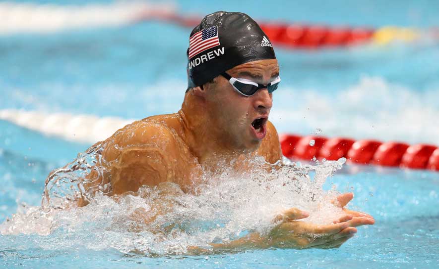 Michael Andrew Breaststroke Black USA Cap