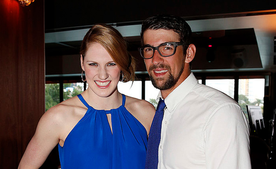 Missy Franklin and Michael Phelps
