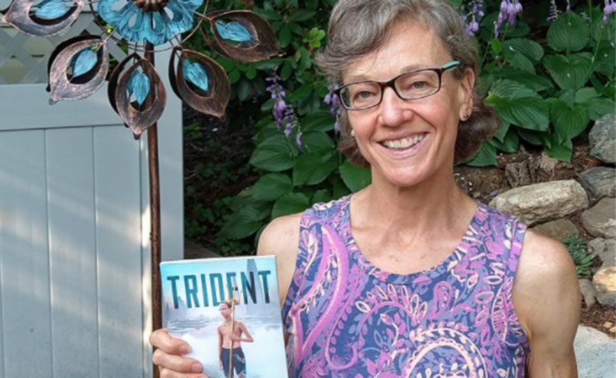 Ann Searle Horowitz with book Trident