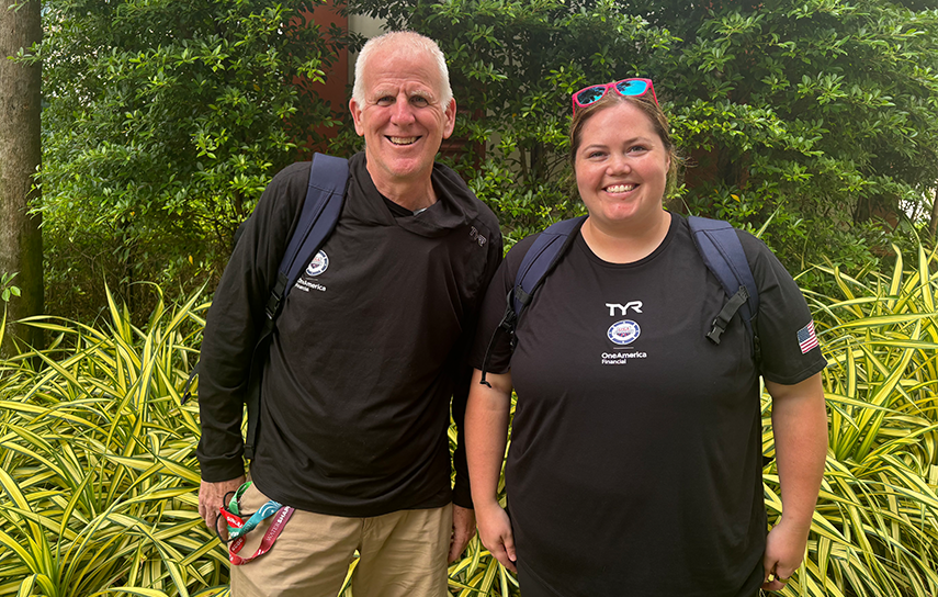 Bruce Gemmell and Maddy Olsen - 2025 Open Water Worlds