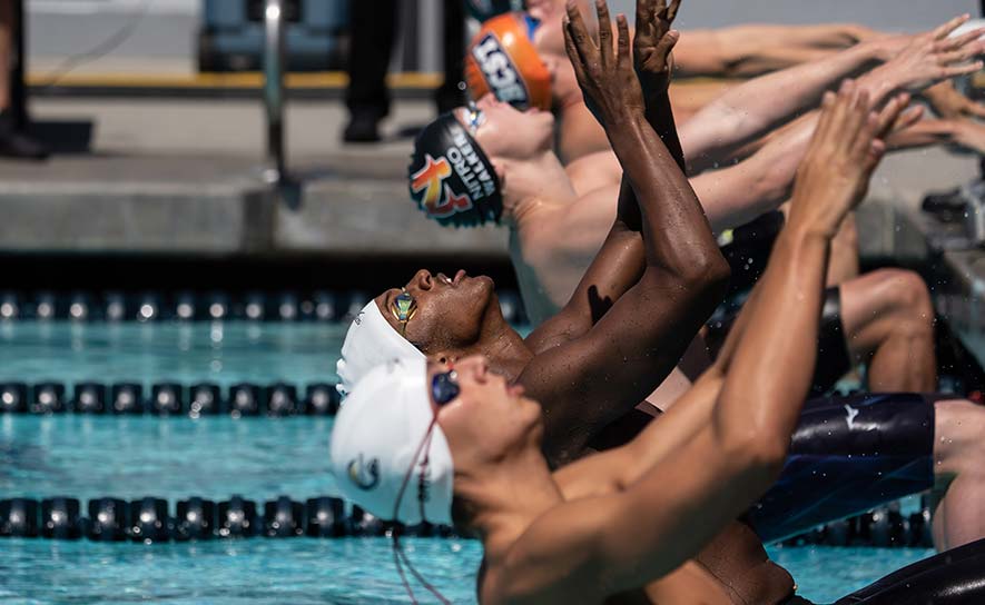 Men's Backstroke Start - 2021 Speedo Junior Nationals