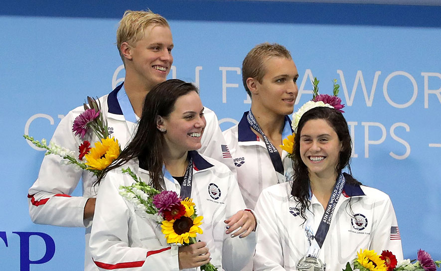 2017 Junior Worlds Mixed 4x100 Freestyle Relay