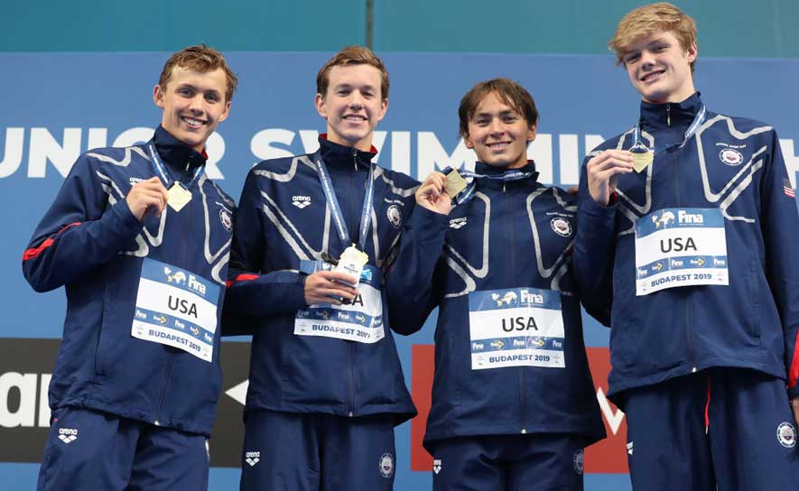 2019 Junior Worlds Men's 4x200 Freestyle Relay