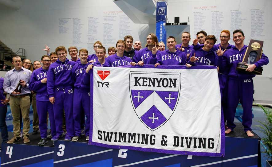 2014 Kenyon Swimming and Diving Men's Team