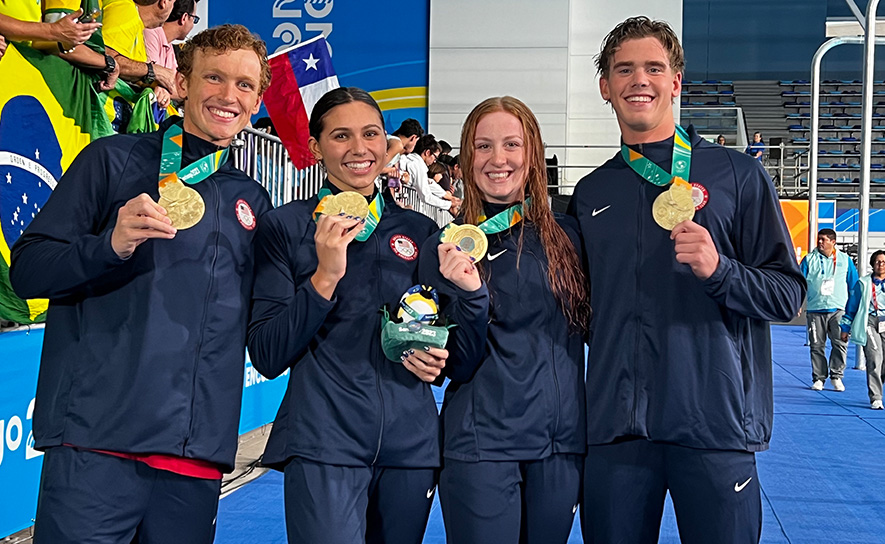 2023 Pan Ams Mixed 4x100 Medley Relay