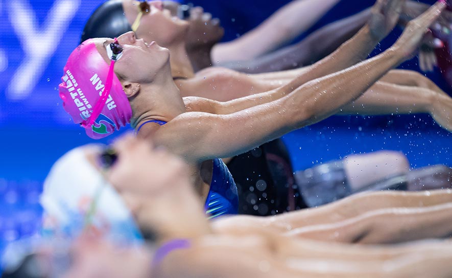 Regan Smith Backstroke Start - 2020 Trials