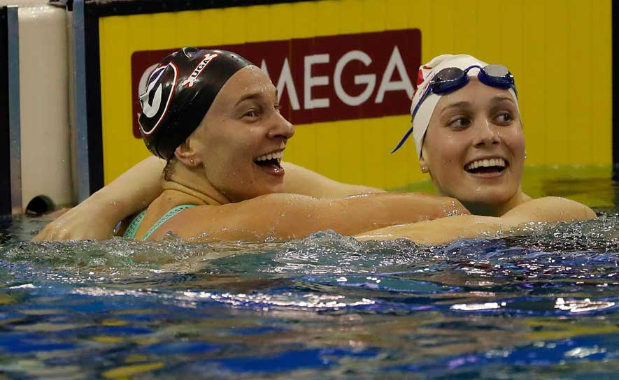 Melanie Margalis and Alex Walsh - 2019 US Open
