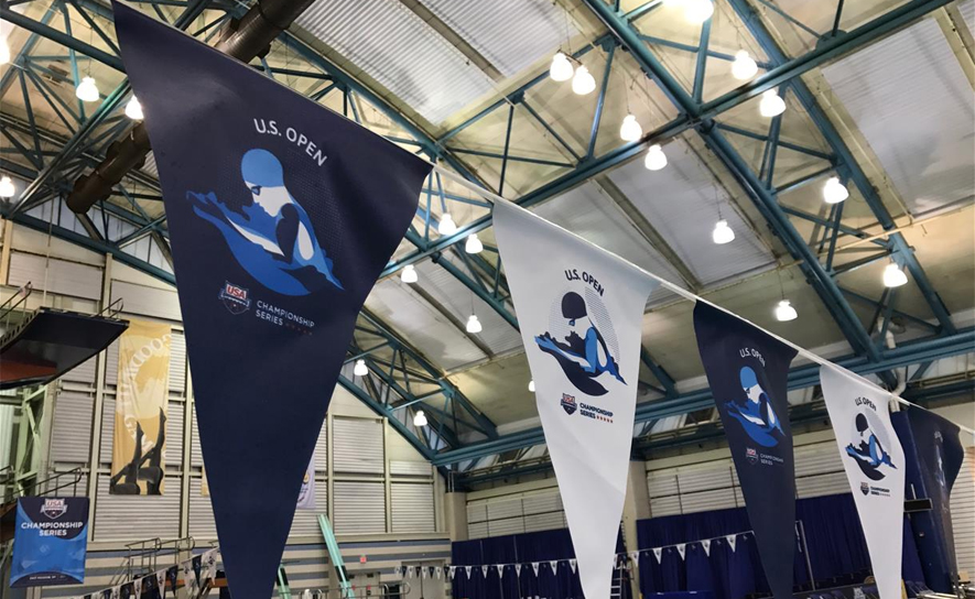 US Open Backstroke Flags