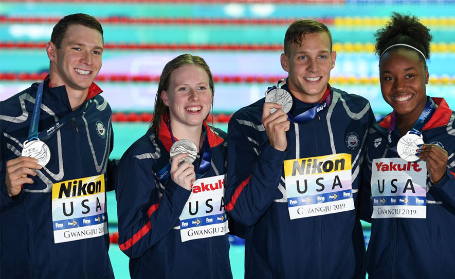 2019 Worlds Mixed 4x100 Medley Relay