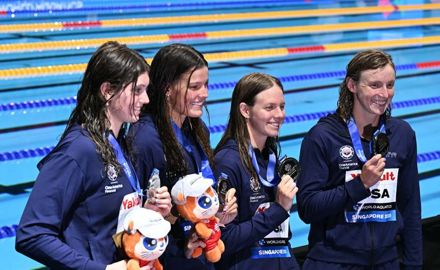 2025 Worlds Women's 4x200 Freestyle Relay