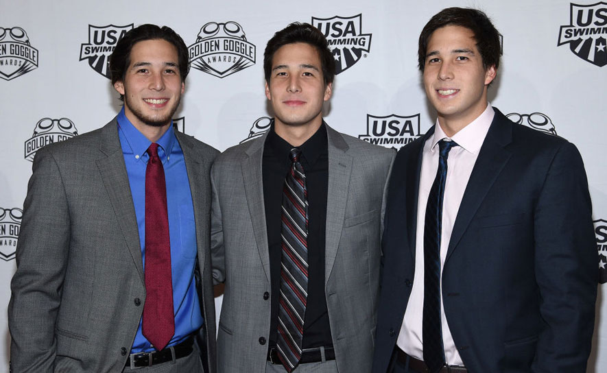 Kevin, Mick and Jay Litherland - 2017 Golden Goggles