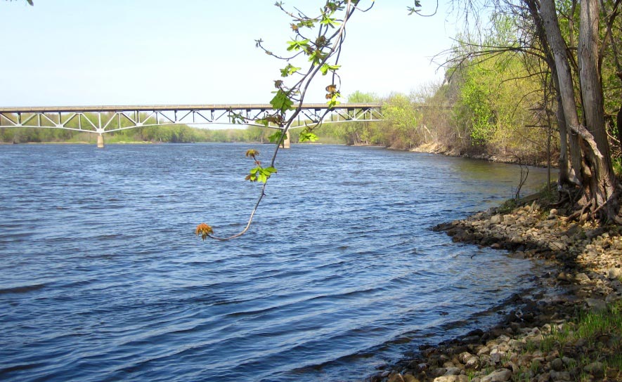 Bridge Over a River