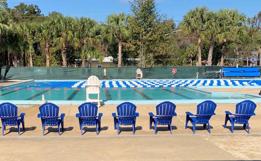 Outdoor Pool Deck
