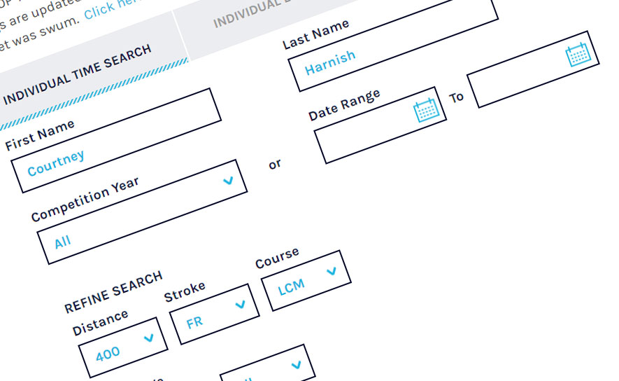 SWIMS Time Search