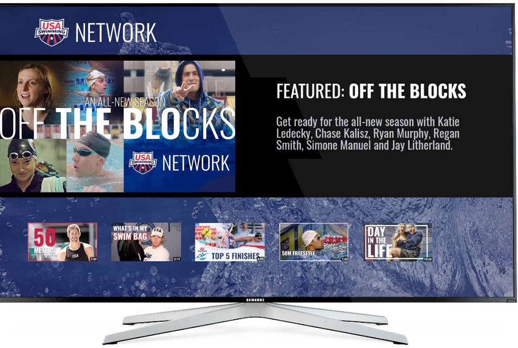 USA Swimming Network TV Mock Up