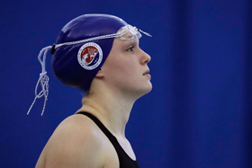 Phoebe Bacon competes during the Winter Nationals in Greensboro