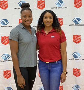 Simone Manuel and Maritza McCLendon - Salvation Army