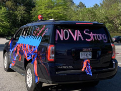 NOVA of Virginia car in parade