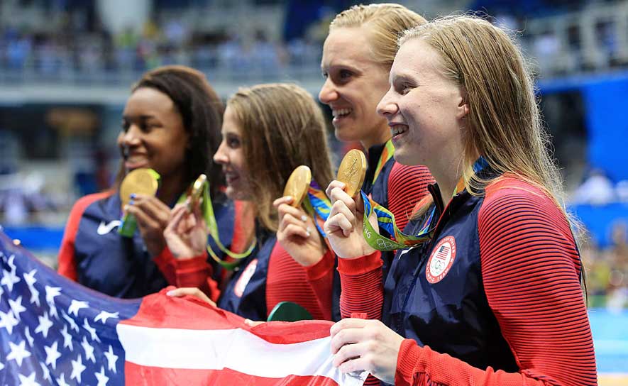 Swimming Leads the Way in Olympic Equality