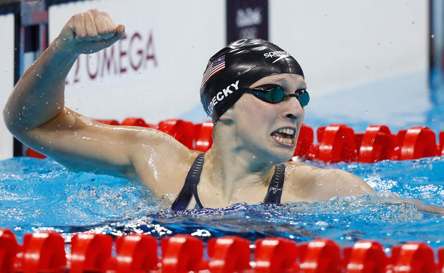 Ledecky Wins Gold, Shatters WR in 400m Free