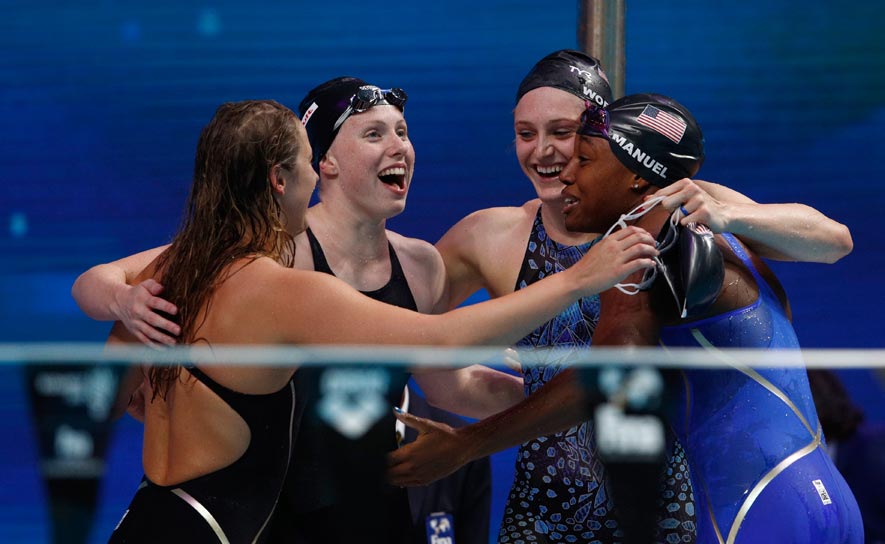 The Least Painful Events in Swimming
