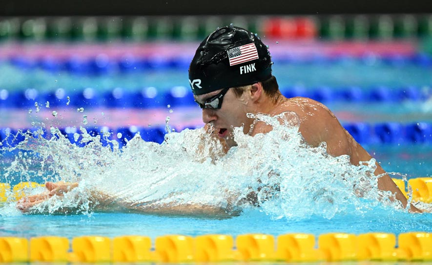 Fink and Finke Break American Records, U.S. Dominates Mixed Medley on Night Four