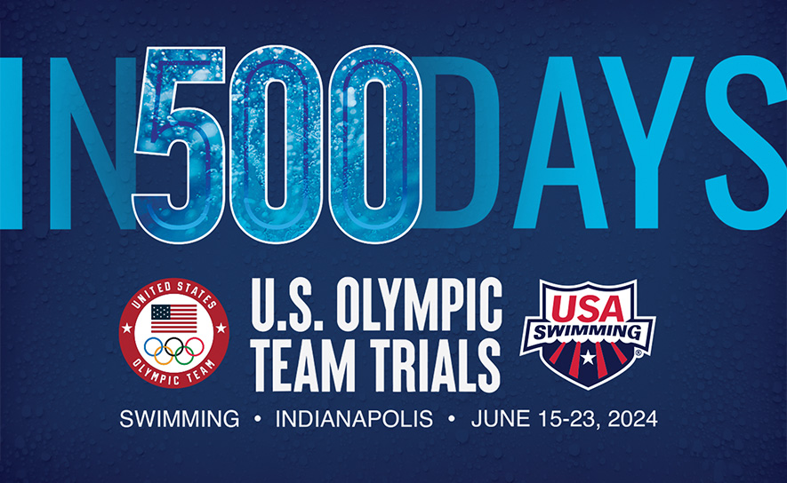 RACING HISTORY 2024 U S Olympic Team Trials Swimming Tickets On Sale   Trials500daysout885x544 