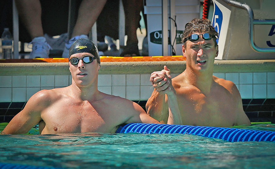 Nathan Adrian, Conor Dwyer Post Big Wins at the Arena Pro Swim Series at Santa Clara