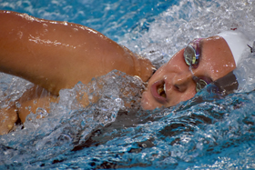 Isabelle Rongione competes for USC