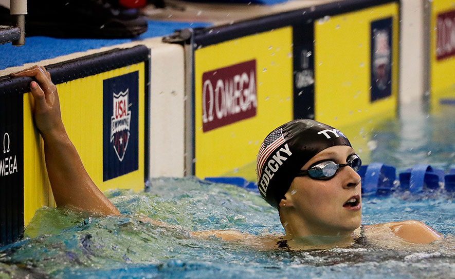 Ledecky Earns Win No. 3 at USA Swimming Winter Nationals