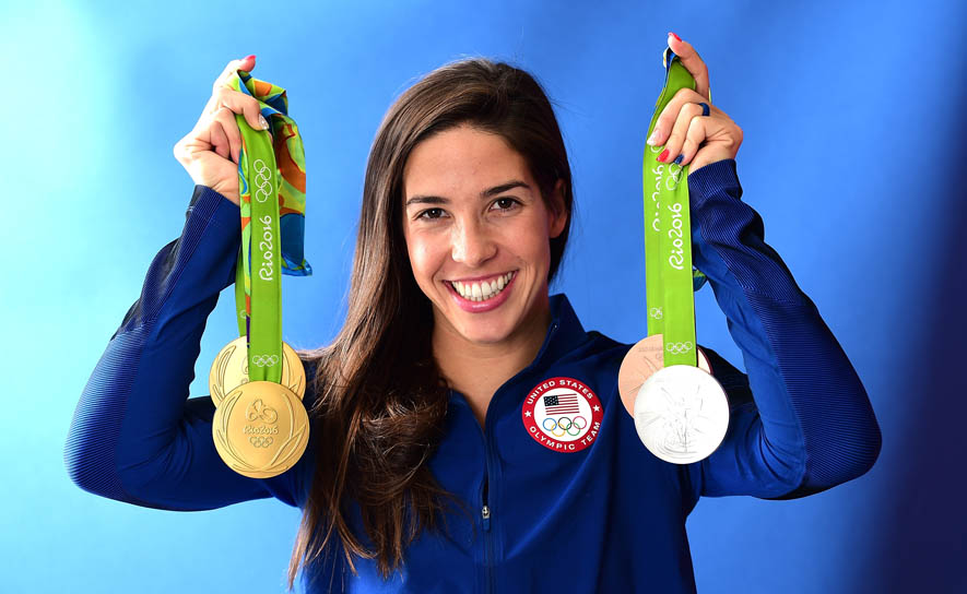 Olympic Gold Medalist Maya DiRado-Andrews Surprises Graduating Swimmers with Keynote Speech