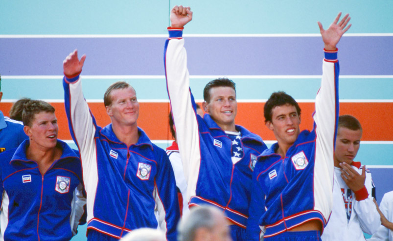 men 4x200 free relay from 1984