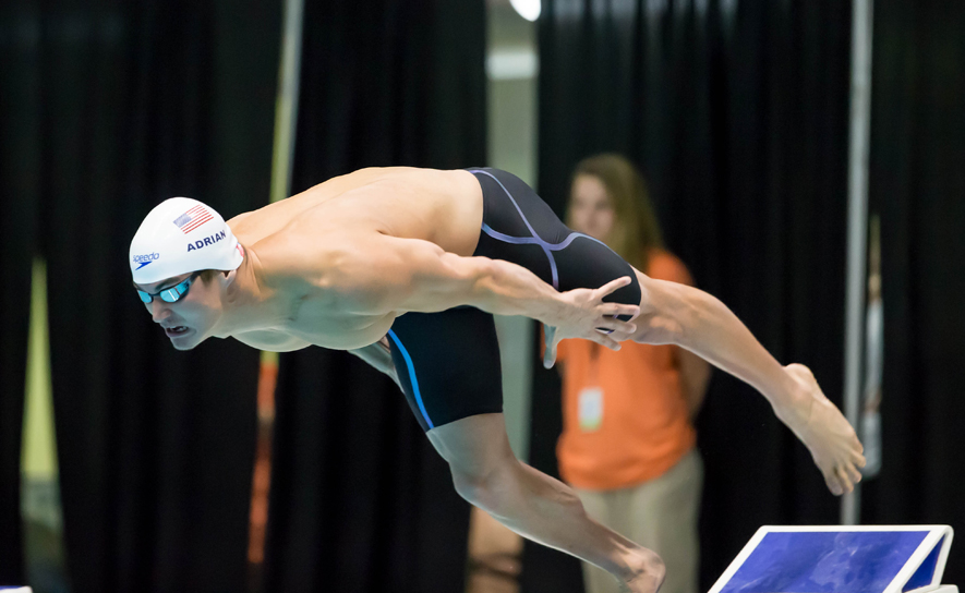 Nathan Adrian Ties for 50m Freestyle Title at arena Pro Swim Series at Indianapolis