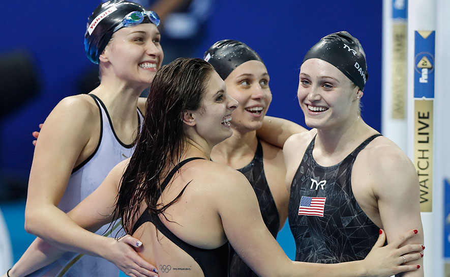 Team USA Wraps Dominant FINA World Championships (25m) with Nine-Medal Performance