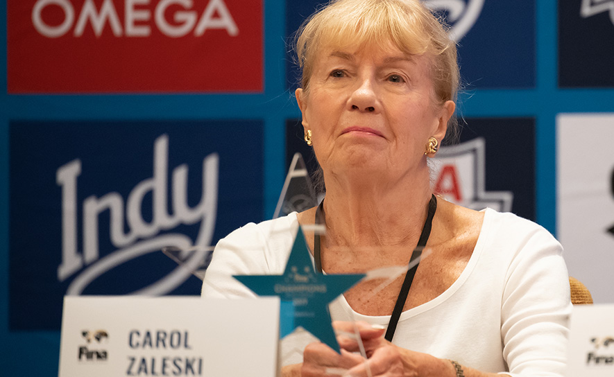 Carol Zaleski Retires from Swimming After 45 Years of Service